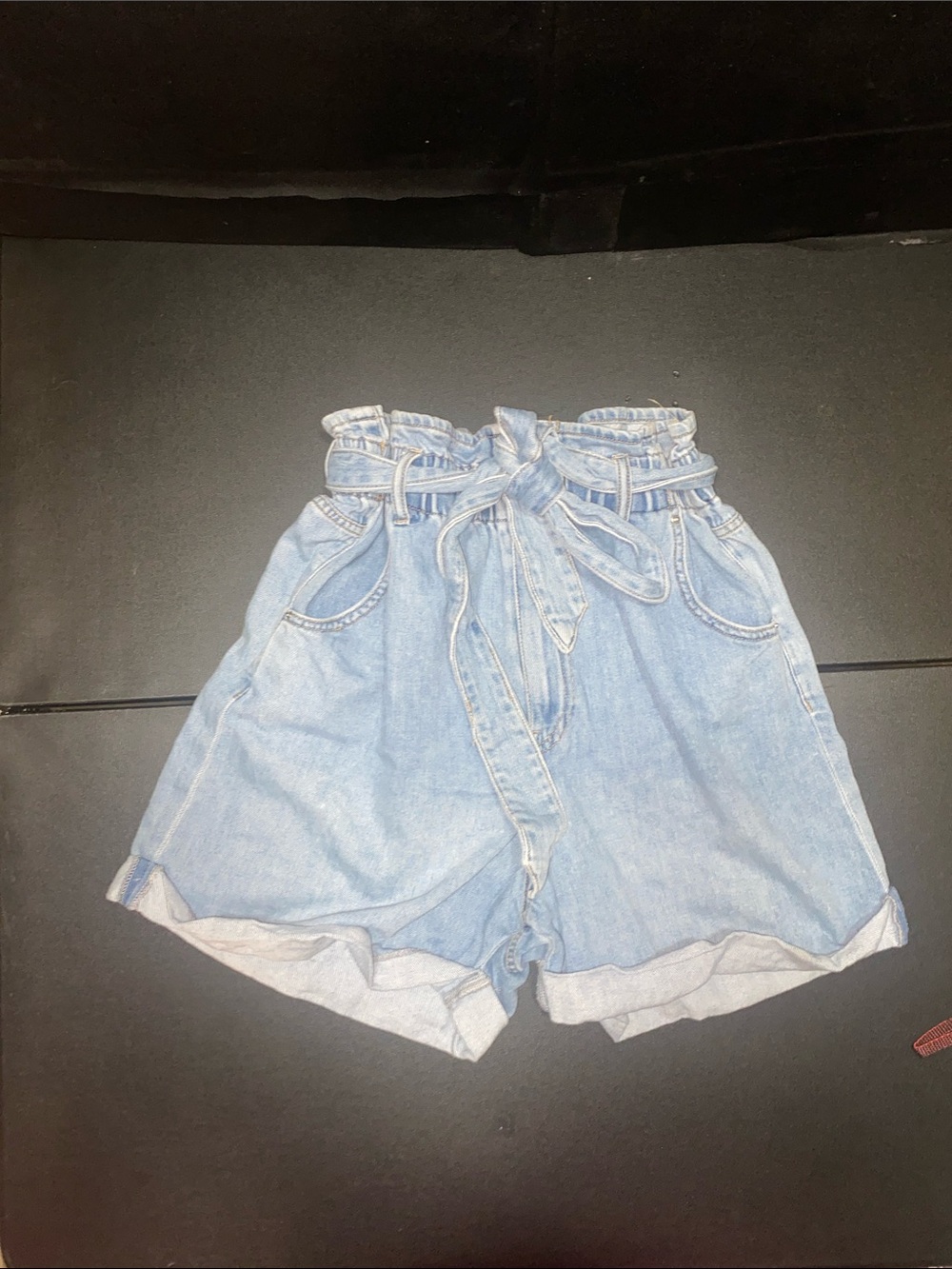 H&M Light Blue High Waist Women's Shorts